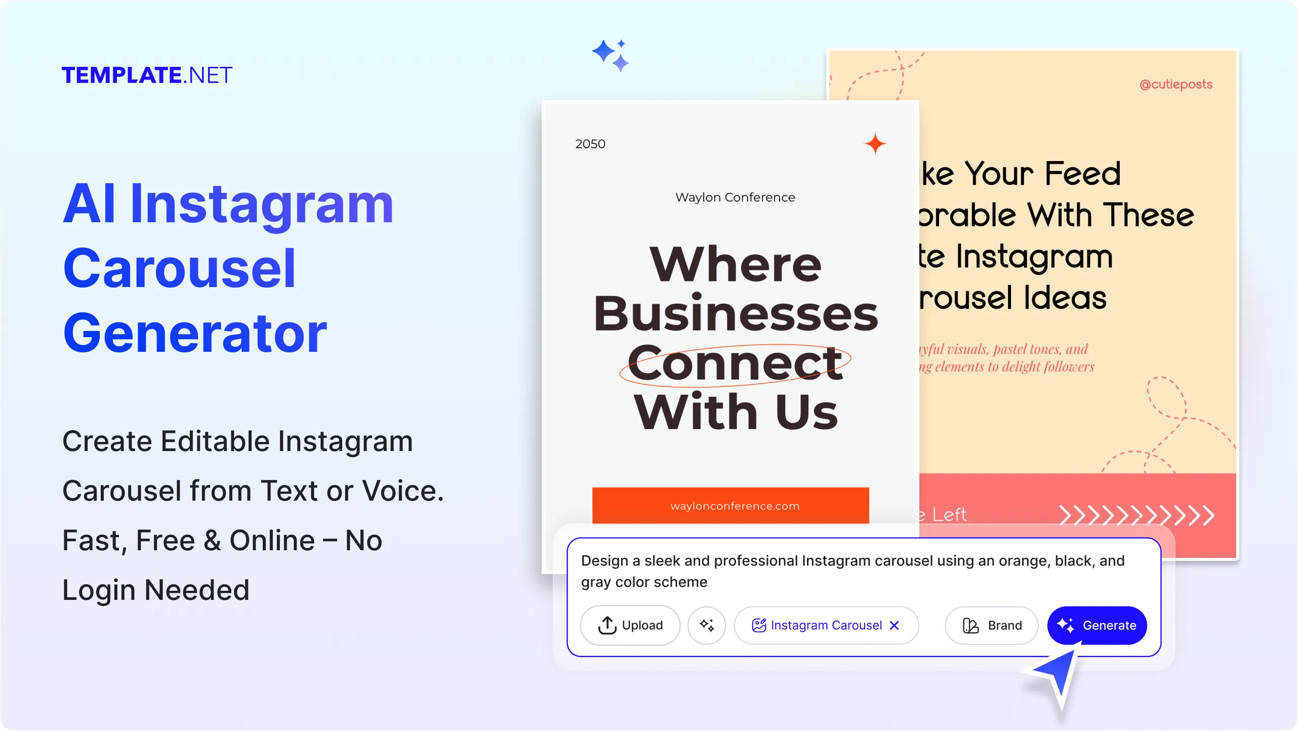 Free AI Instagram Carousel Generator, Free AI Carousel Maker Online